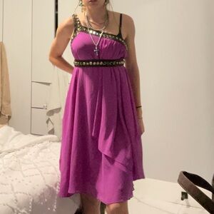 Elegant Purple Dress